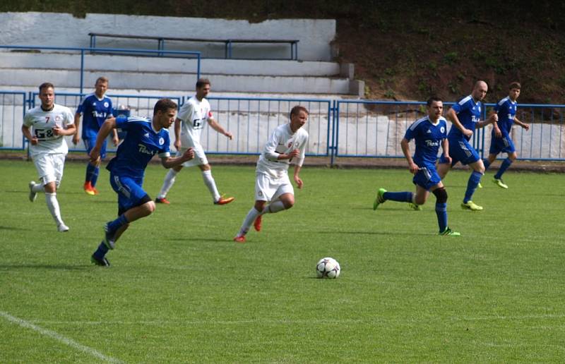 Z fotbalového utkání I.A třídy Český Brod B - Bohemia Poděbrady (1:1, na penalty 4:2)