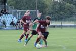 Z fotbalového utkání okresního přeboru Polaban Nymburk B - Bohemia Poděbrady B (2:0)