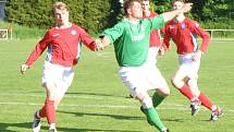 Z okresního fotbalového derby I.A třídy Bohemia Poděbrady - SK Sokoleč (0:1)