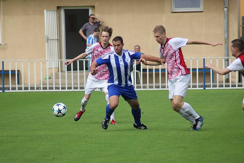 Z fotbalového utkání I.A třídy Union Čelákovice - Kosmonosy (3:3, PK 1:4)