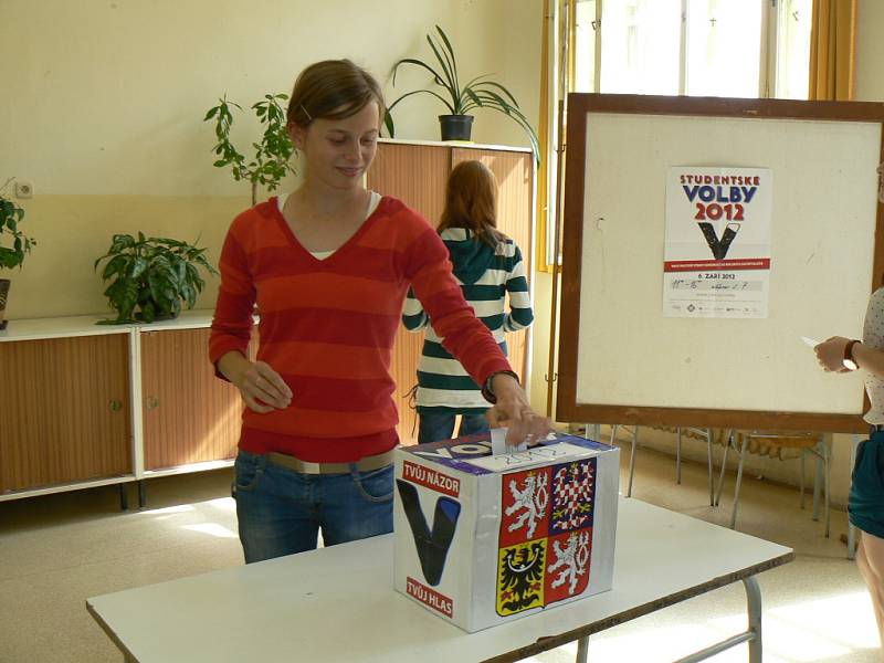 Studentské volby na nymburském gymnáziu