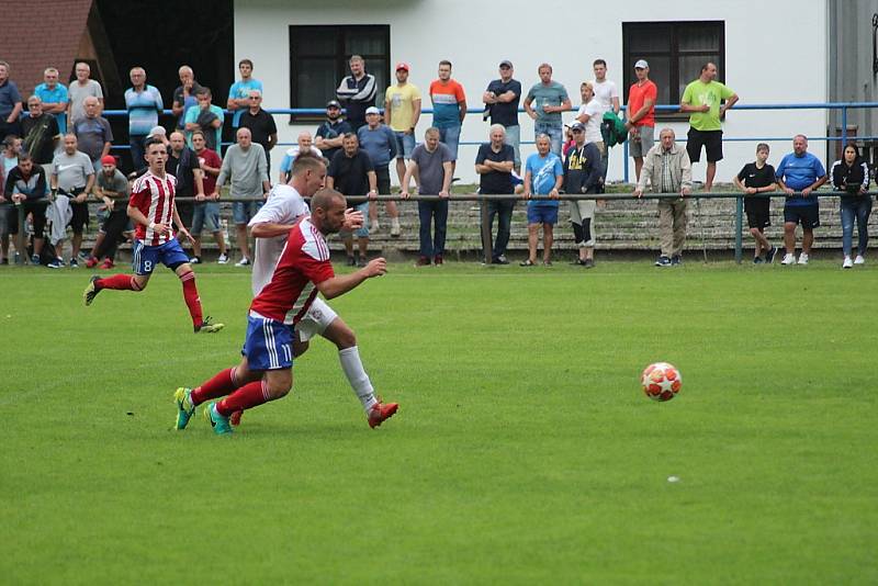 Z fotbalového utkání krajského přeboru Bohemia Poděbrady - Kosoř (5:0)