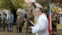 Připomínka Dne veteránů se uskutečnila v Parku hrdinů u památníků odbojářů ve čtvrtek od 11 hodin dopoledne.