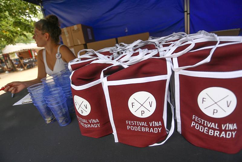 Poděbradský festival vína v pátek 19. srpna 2022.