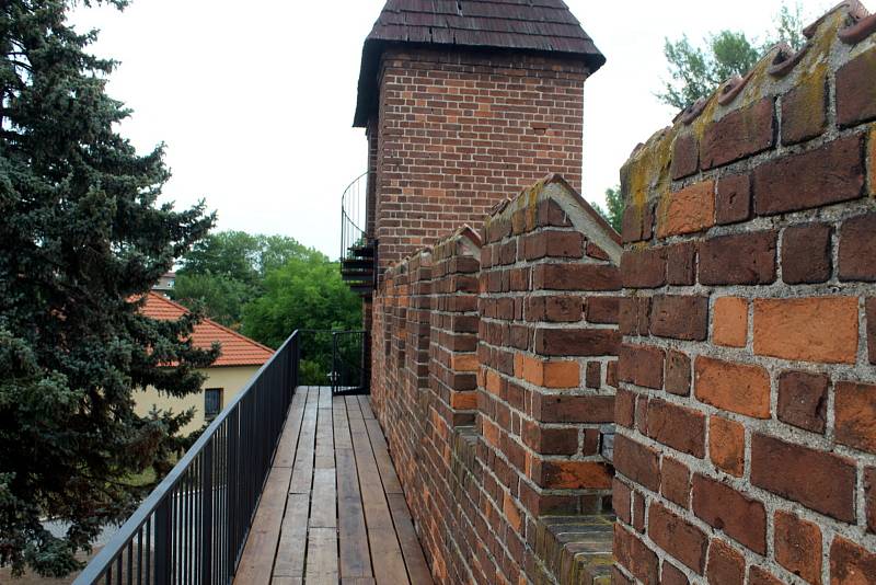 Část nymburských hradeb z lokality od Rejdiště je volně přístupná veřejnosti.
