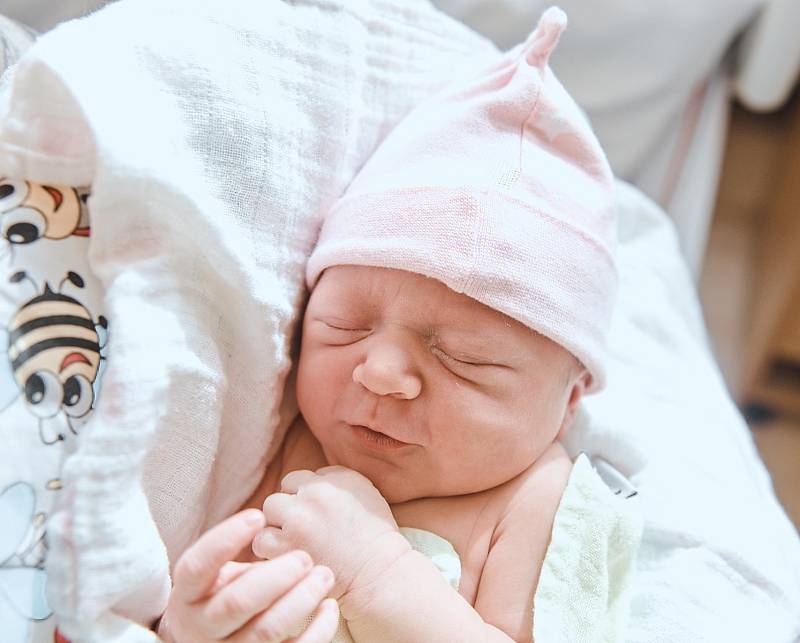 Ellen Jasmína Švejdová se narodila v nymburské porodnici 6. dubna 2022 v 11:50 hodin s váhou 3180 g a mírou 49 cm. Z holčičky se v Bystřici raduje maminka Andrea, tatínek Lukáš a sestřička Vanessa (8 let).