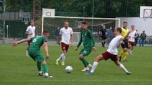 Z fotbalového utkání I.A třídy Polaban Nymburk - Bohemia Poděbrady (3:1)