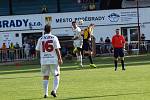 Z fotbalového derby I.B třídy Bohemia Poděbrady - Slovan Poděbrady (2:1)