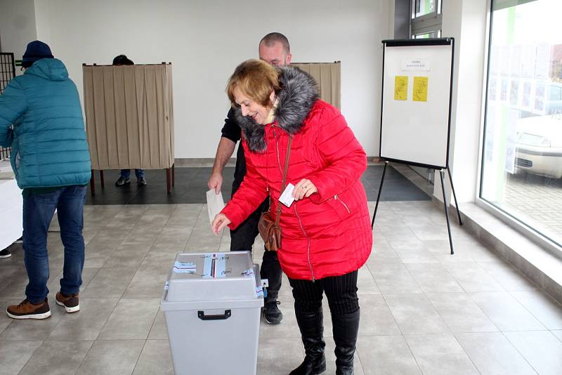 Mezi prvními byli hlavně senioři, ale přišli i zástupci střední generace a jeden mladší pár.