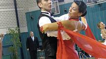 Taneční soutěž ve standardních a latinskoamerických tancích se konala v neděli v Nymburce