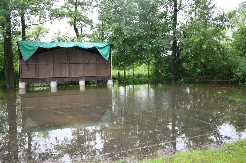 Povodeň ve Vestci a Křinci