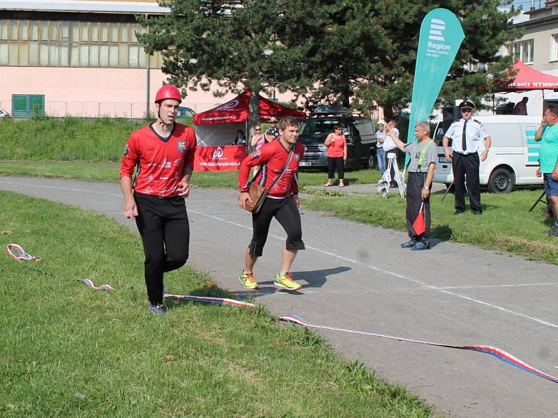 Z národního finále hasičské soutěže Dobráci roku 2016 v Nymburce.