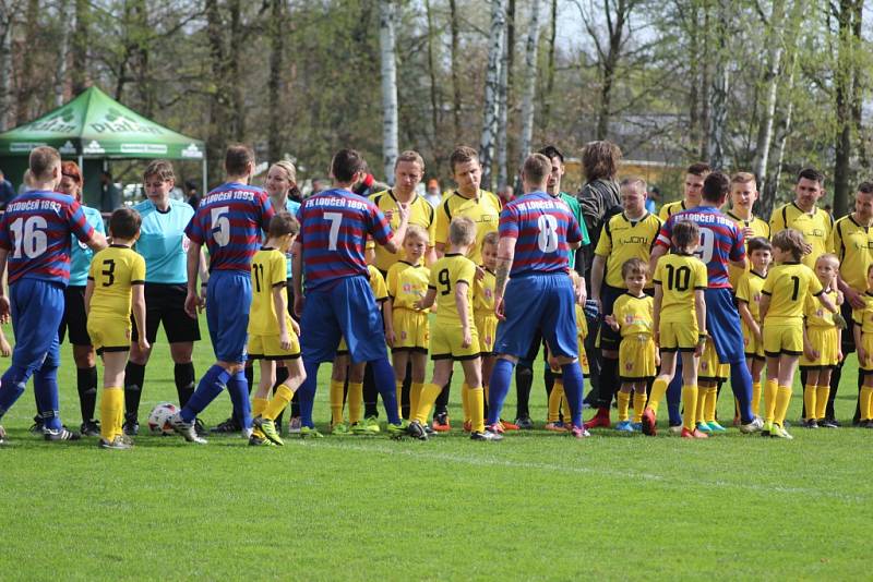 Z fotbalového utkání I.B třídy Loučeň - Pátek (4:0)