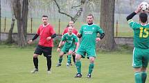 Z fotbalového utkání okresního přeboru Opočnice - Přerov nad Labem (3:0)