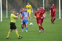 Z fotbalového utkání I.A třídy Slovan Poděbrady - Čáslav B