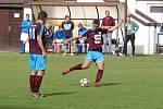 Z fotbalového utkání I.B třídy Slovan Poděbrady - Vrdy (8:2)