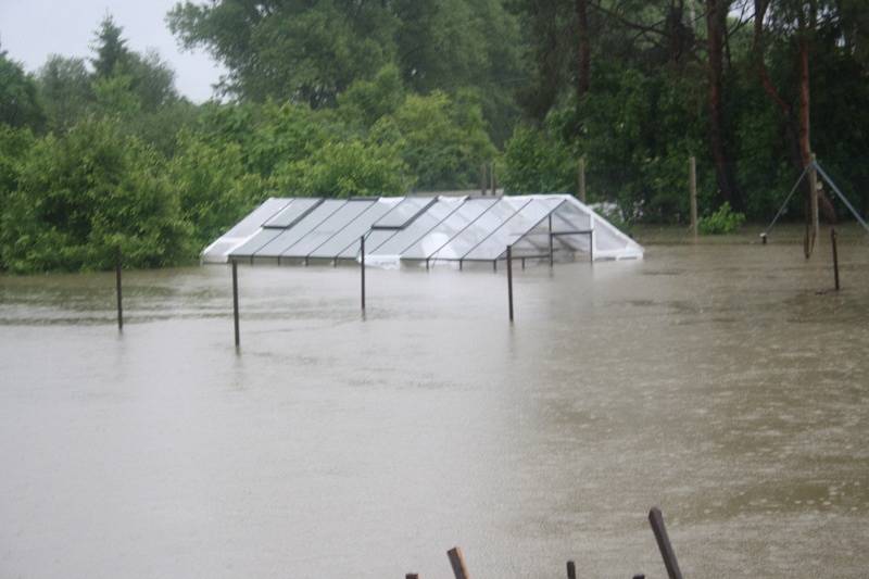 Povodeň ve Vestci a Křinci