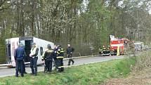 Cvičení simulující nehodu autobusu převážejícího vězně