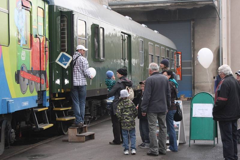 Oslavy 140. výročí železnice v Nymburce.