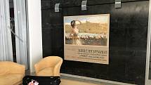 Plakát z unikátní sbírky secesních plakátů H-Posters sběratele Zdeňka Harapese z Křince zdobí prostory české ambasády v Pekingu.