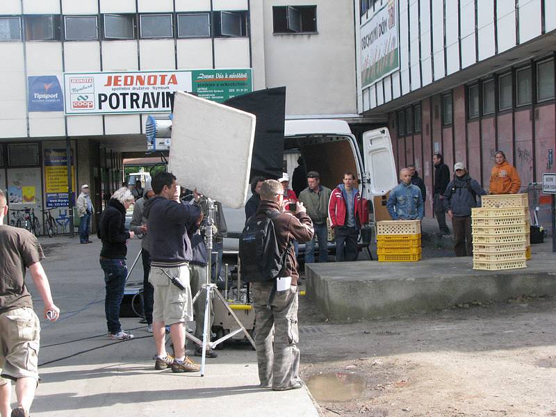 Filmaři točili v Poděbradech reklamu na Kofolu