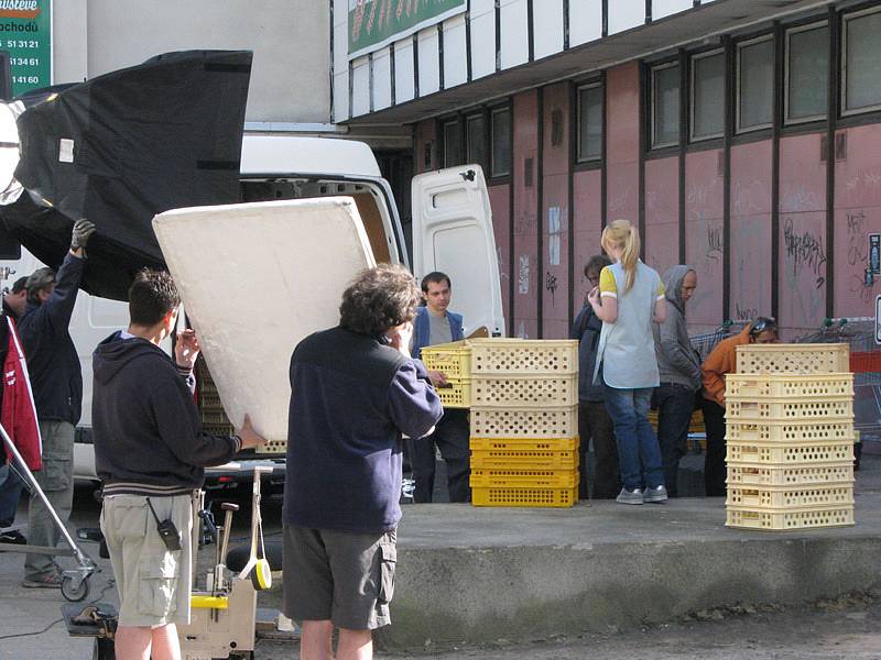 Filmaři točili v Poděbradech reklamu na Kofolu