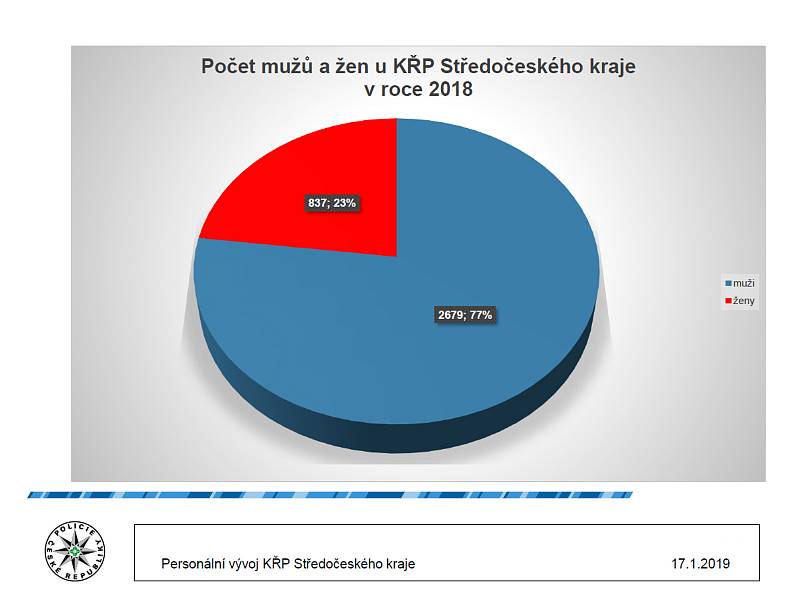 V kraji slouží 3516 policistů, mělo by jich být o stovky víc