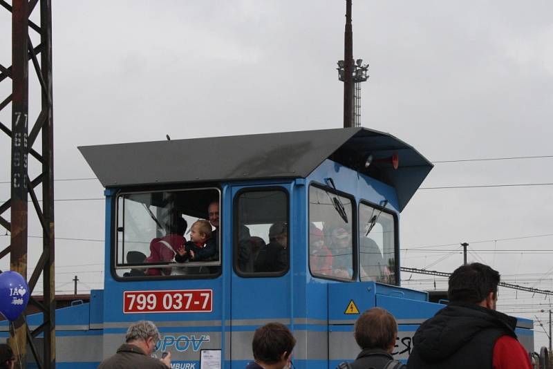 Oslavy 140. výročí železnice v Nymburce.