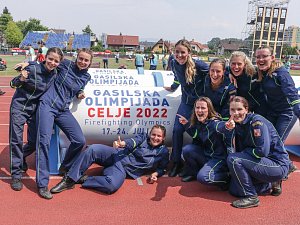 Úspěch v barvě stříbra si z hasičské olympiády ve slovinském městě Celje odvezlo družstvo dobrovolných hasiček z Pískové Lhoty.