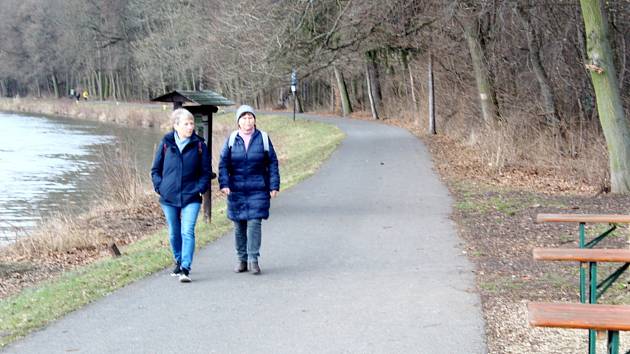 Soutok v sobotu po obědě nebyl cílem turistů ani místních.