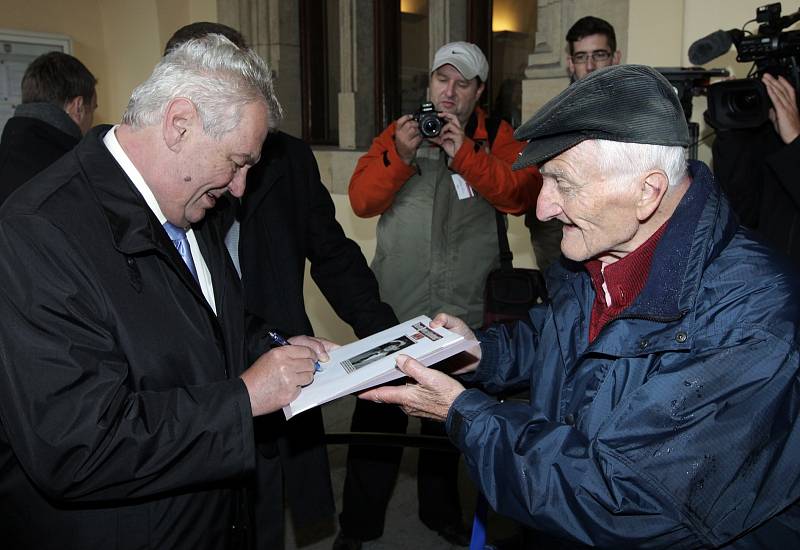 Prezident republiky Miloš Zeman navštívil Nymburk.