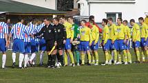 Z divizního fotbalového utkání Union Čelákovice - Teplice B (1:2)