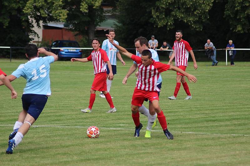 Z divizního fotbalového utkání Kutná Hora - Poříčany