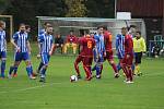 Z fotbalového utkání I.A třídy Slovan Poděbrady - Luštěnice (2:1)