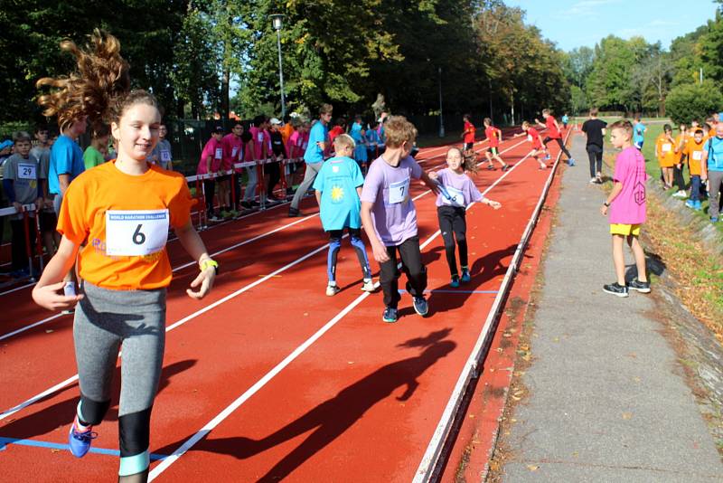 Vítězem se stala štafeta Základní školy TGM, která zvládla maratonskou trať v čase pod dvě hodiny.