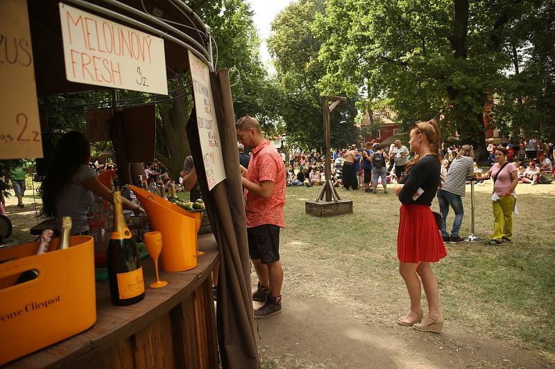 Středověký food festival se v Dětenicích.