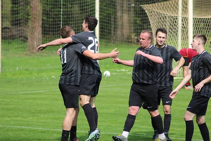 Z fotbalového utkání I.A třídy Slovan Poděbrady - Čáslav B