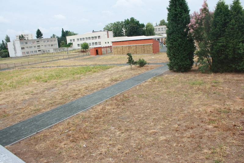 Nově vznikající ekologická zahrada ve Střední zemědělské škole a Střední odborné škole v Poděbradech.