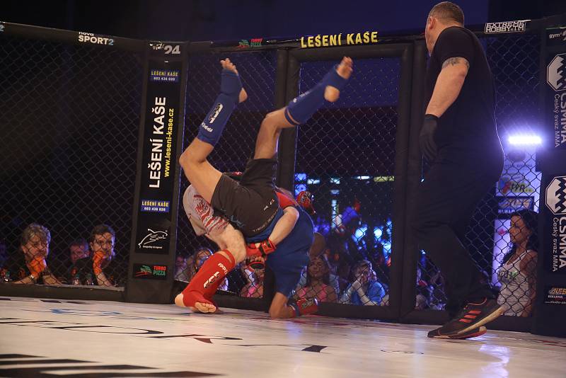 Galevečer MMA GCF 61 Cage Fight Nymburk se ve Sportovním centru konal v neděli 26. ledna.