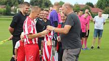 Fotbalista a trenér Václav Sosnovský se loučil s Lysou nad Labem exhibičním zápasem