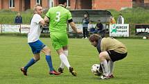 Z okresního fotbalového derby I.B třídy Libice - Lysá (3:1)