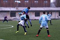 Z fotbalového utkání krajského přeboru staršího dorostu Bohemia Poděbrady - FC Mělník (1:1)