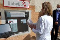 Babybox v nymburské nemocnici.
