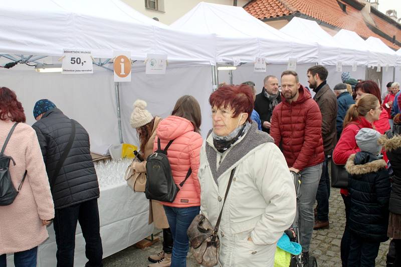 Ze Svatomartinských trhů v Poděbradech v sobotu 13. listopadu 2021.