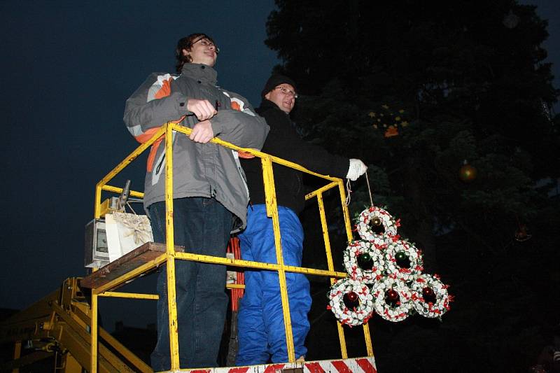 Zahájení adventu v Lysé nad Labem.