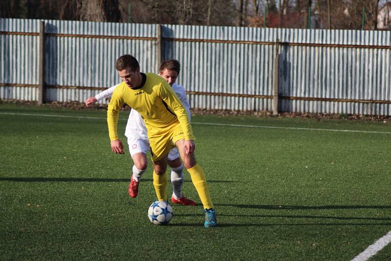 Z fotbalového utkání I.A třídy Bohemia Poděbrady - Záryby (1:2)