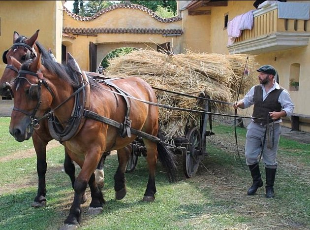 V třebízském skanzenu se natáčely scény do seriálu První republika.