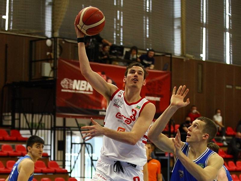 Z basketbalového utkání Kooperativa NBL Nymburk - USK Praha (116:54)