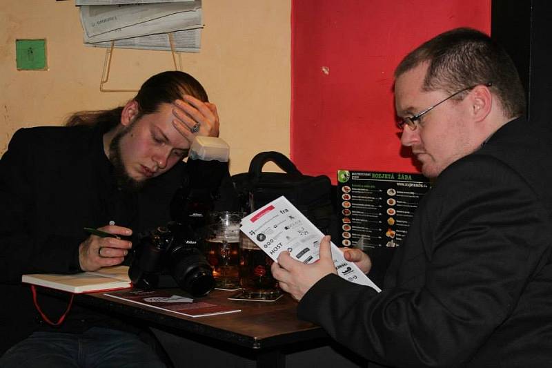 Čtení v klubu U Rozjeté žáby v Praze