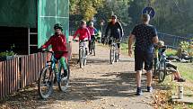 U restaurace Cidlina na soutoku řek si dala zastávku řada cyklovýletníků.